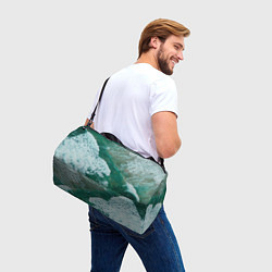 Сумки спортивные Морская пена, цвет: 3D-принт — фото 2