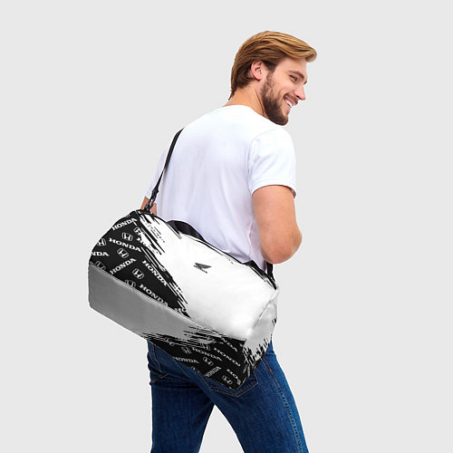 Спортивная сумка Honda sport pattern / 3D-принт – фото 3