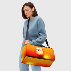 Сумки спортивные Кобра Кай Закат Градиент Cobra Kai Sun, цвет: 3D-принт — фото 2