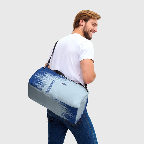Спортивная сумка Subaru - Субару / 3D-принт – фото 3