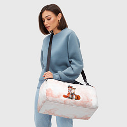 Сумки спортивные Влюблённые Лисы Love, цвет: 3D-принт — фото 2