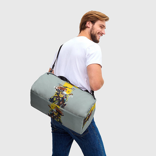 Спортивная сумка Horizon forbidden west Aloy / 3D-принт – фото 3