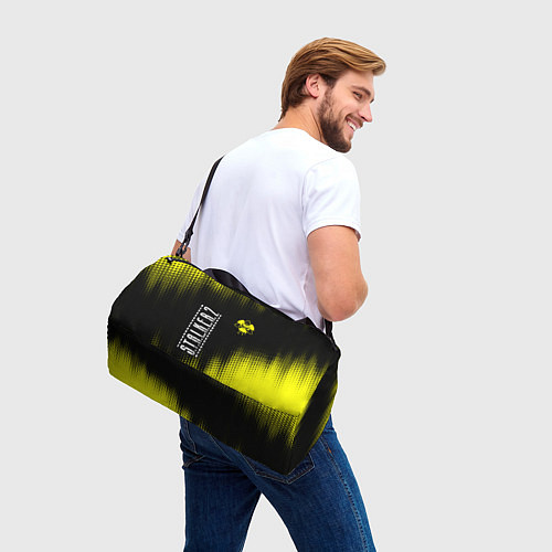 Спортивная сумка STALKER 2 Череп Радиация / 3D-принт – фото 3