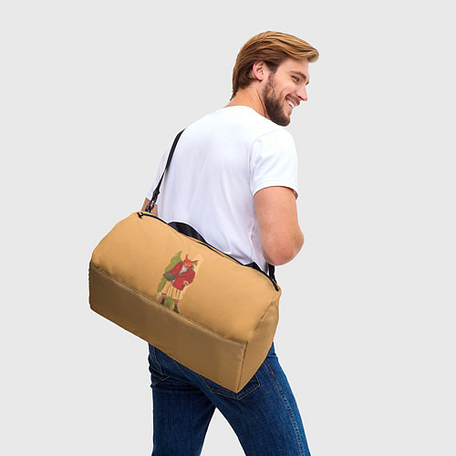Спортивная сумка Белка на стиле / 3D-принт – фото 3