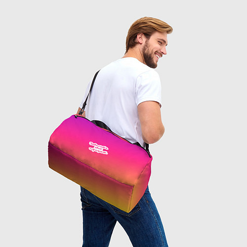 Спортивная сумка Завалите свой горизонт градиент / 3D-принт – фото 3