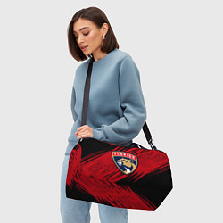 Сумки спортивные Florida Panthers, Флорида Пантерз, NHL, цвет: 3D-принт — фото 2