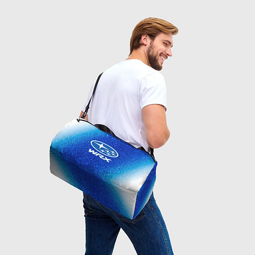 Спортивная сумка SUBARU WRX Шум / 3D-принт – фото 3