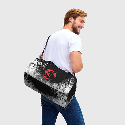 Спортивная сумка Берсерк лого / 3D-принт – фото 3