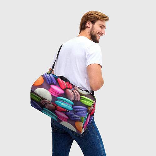 Спортивная сумка Colorful Macaroons / 3D-принт – фото 3