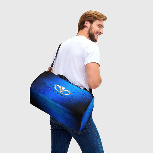 Спортивная сумка DAEWOO Капли Дождя / 3D-принт – фото 3