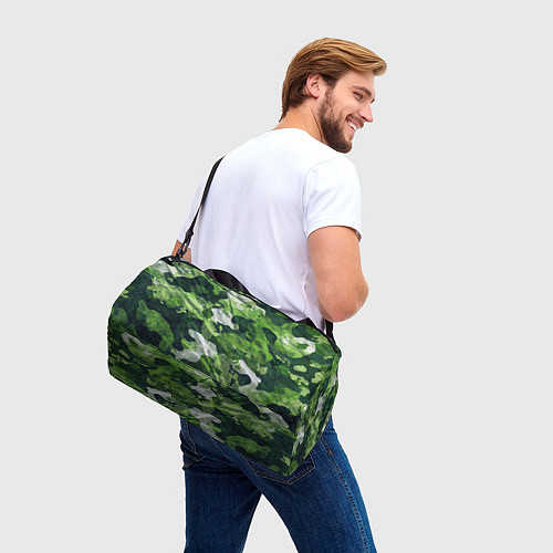 Спортивная сумка Camouflage Pattern Камуфляж Паттерн / 3D-принт – фото 3
