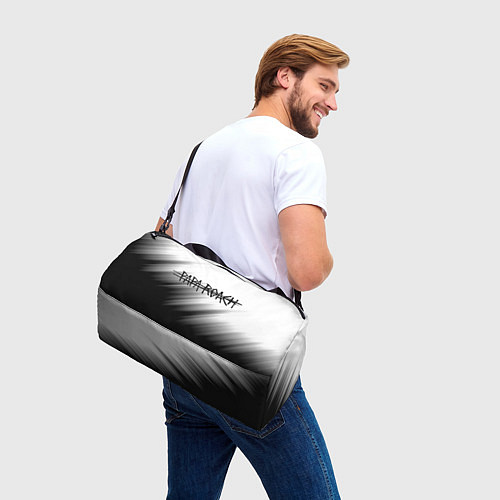 Спортивная сумка Papa roach Streak logo / 3D-принт – фото 3