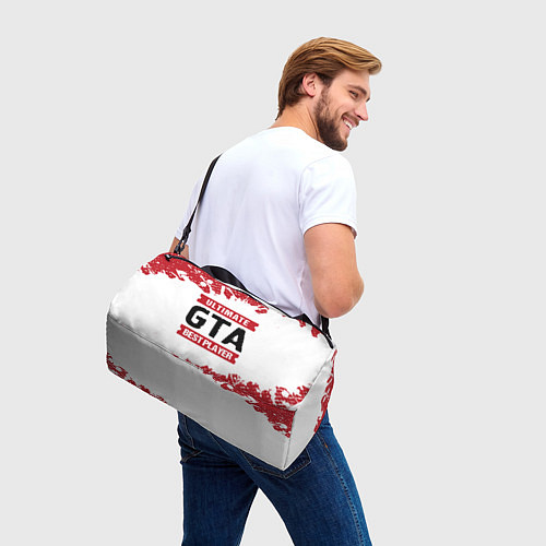 Спортивная сумка GTA: красные таблички Best Player и Ultimate / 3D-принт – фото 3