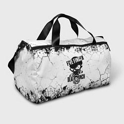 Сумки спортивные Five Finger Death Punch - мелкие трещины, цвет: 3D-принт