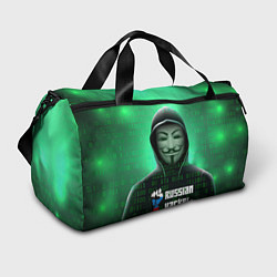 Сумки спортивные Russian hacker green, цвет: 3D-принт