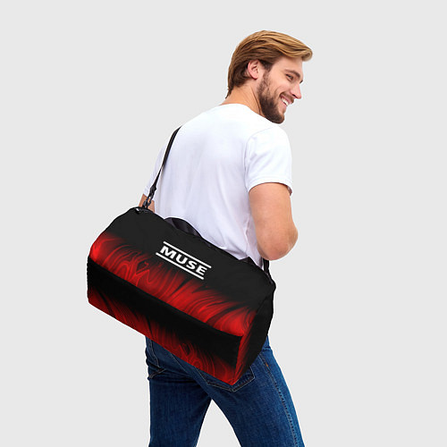 Спортивная сумка Muse red plasma / 3D-принт – фото 3