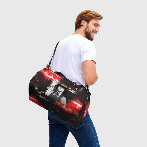 Спортивная сумка Аса Митака - Человек-бензопила / 3D-принт – фото 3