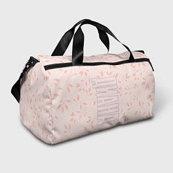 Спортивная сумка Диана по-вертикали с розовым фоном