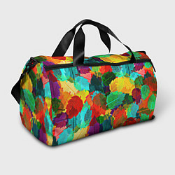 Сумки спортивные Colored leaves, цвет: 3D-принт