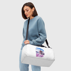 Сумки спортивные Акварельный Токио, цвет: 3D-принт — фото 2