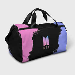 Сумки спортивные BTS Blue And Pink, цвет: 3D-принт