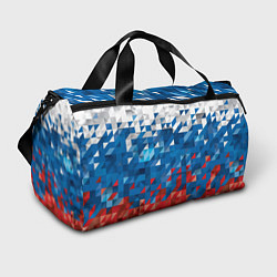 Сумки спортивные Полигональный флаг России!, цвет: 3D-принт