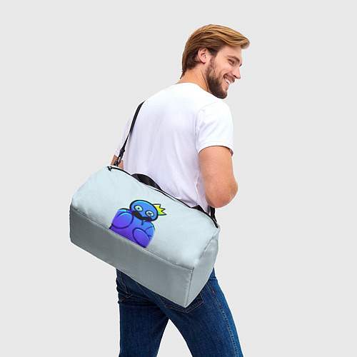 Спортивная сумка Blue Rainbow Friends / 3D-принт – фото 3