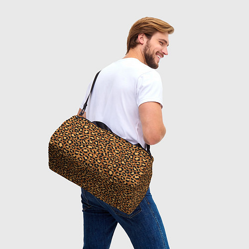 Спортивная сумка Леопардовый цвет / 3D-принт – фото 3