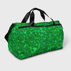 Сумки спортивные Абстрактные зелёные волны - текстура, цвет: 3D-принт