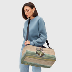 Сумки спортивные Портрет волка в технике двойной экспозиции, цвет: 3D-принт — фото 2