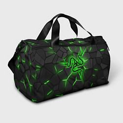 Сумки спортивные Razer neon logo, цвет: 3D-принт