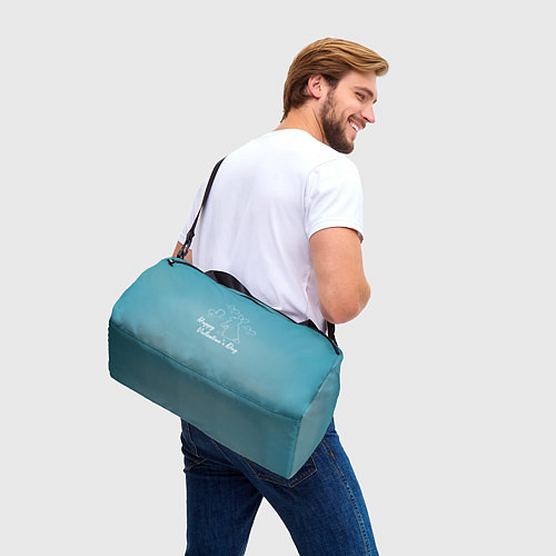 Спортивная сумка Счастливый день валентина / 3D-принт – фото 3