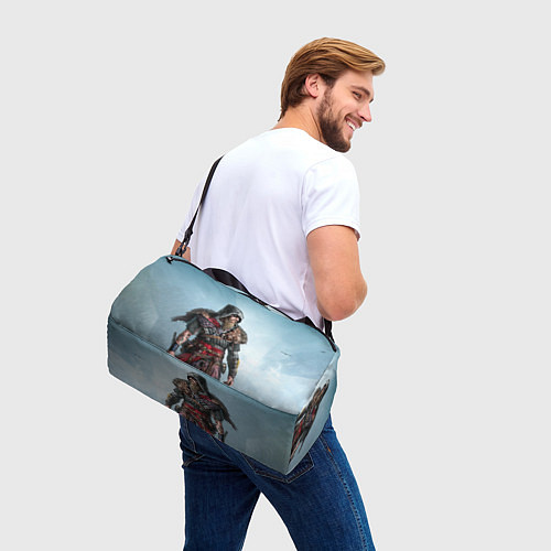 Спортивная сумка Ассасин-викинг / 3D-принт – фото 3