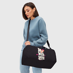 Сумки спортивные Do it with love, цвет: 3D-принт — фото 2