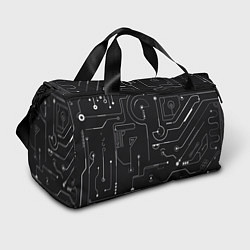 Спортивная сумка Зелёный абстрактный игровой