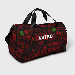 Сумки спортивные Astro k-pop pattern, цвет: 3D-принт