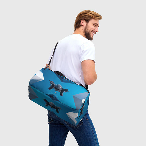 Спортивная сумка PUBG шлем / 3D-принт – фото 3