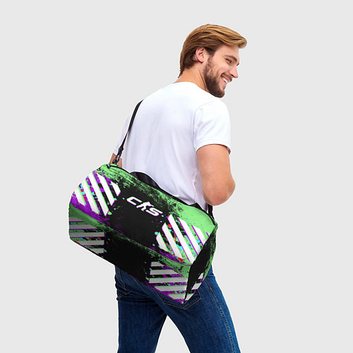 Спортивная сумка Counter Strike 2 - Neon / 3D-принт – фото 3