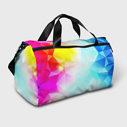 Сумки спортивные Gradient colors geometry, цвет: 3D-принт