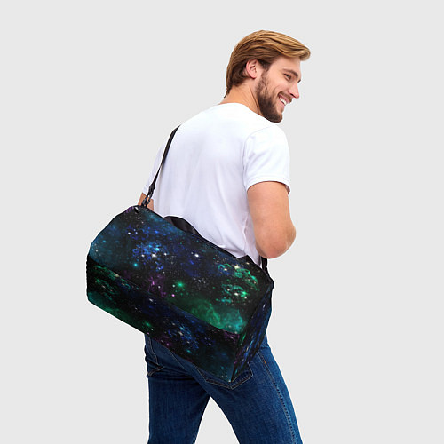 Спортивная сумка Космос Звёздное небо / 3D-принт – фото 3