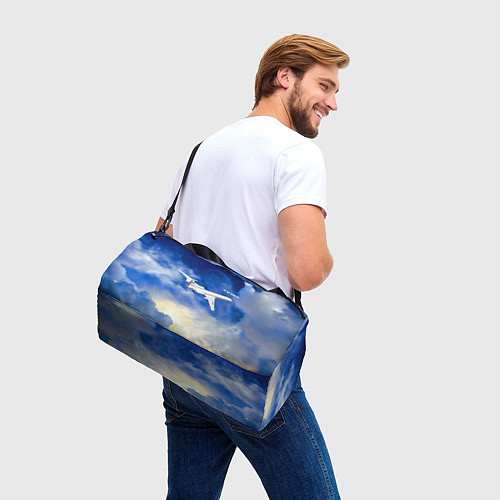 Спортивная сумка Ту-154 реактивный авиалайнер СССР / 3D-принт – фото 3