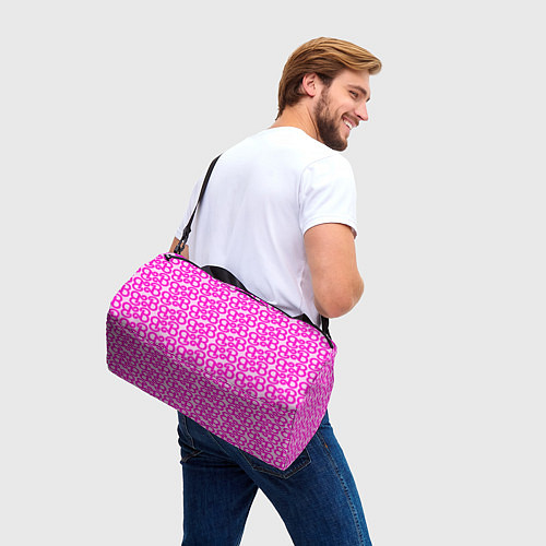 Спортивная сумка Логотип Барби - буква B / 3D-принт – фото 3