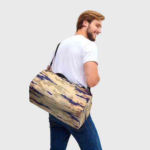 Спортивная сумка Камуфляжный узор веенний / 3D-принт – фото 3