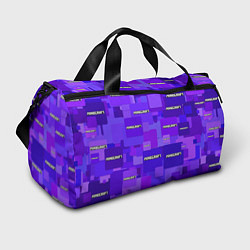 Спортивная сумка Minecraft pattern logo