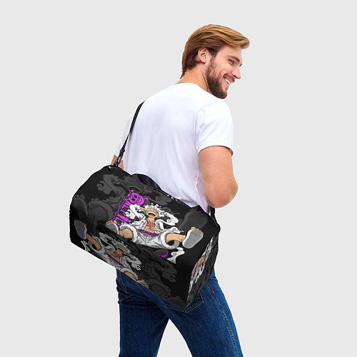 Спортивная сумка One piece - Gear 5- purple / 3D-принт – фото 3