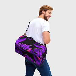 Сумки спортивные Floral composition - neon, цвет: 3D-принт — фото 2