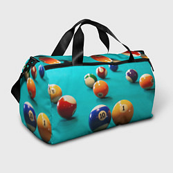 Сумки спортивные Бильярдные шары, цвет: 3D-принт