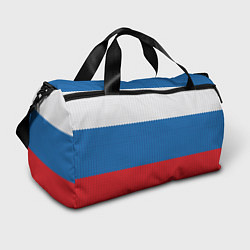 Сумки спортивные Вязаный российский флаг, цвет: 3D-принт
