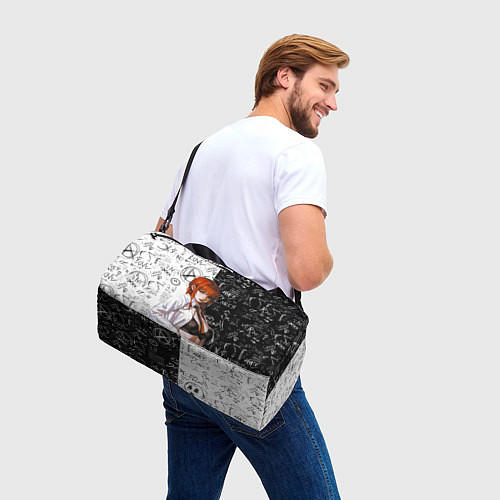 Спортивная сумка Makima - Chainsaw man / 3D-принт – фото 3