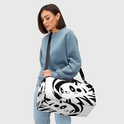 Сумки спортивные Серия милый анимэ монстрик, цвет: 3D-принт — фото 2